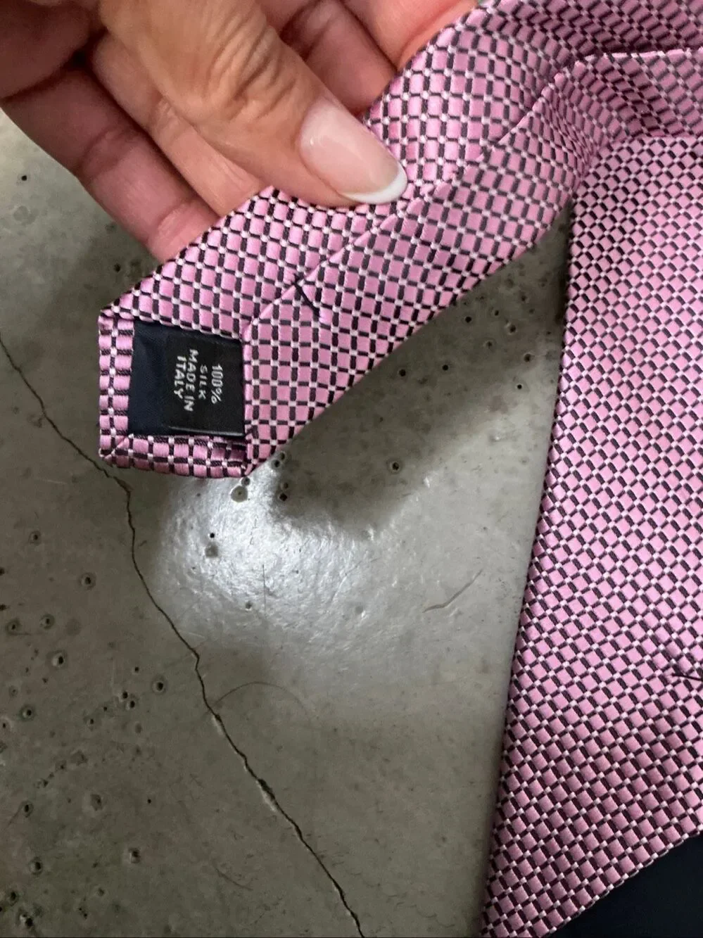 Prada Silk Tie | Pink